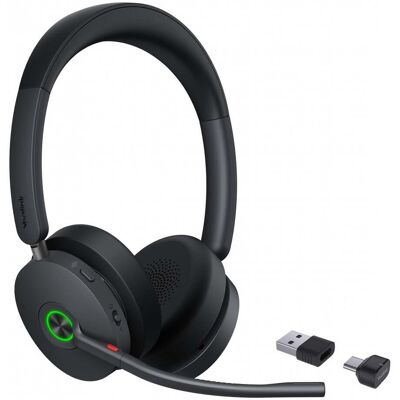 Yealink BH74 UC USB-C/A Trådlös Huvudband Kontor/callcenter 1208680 Yealink BH74 UC USB-C/A Trådlös Huvudband Kontor/callcenter 1208680