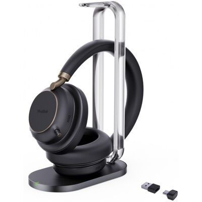 Yealink BH76 Plus + Charging Stand Teams USB-C/A Trådlös 1208699 Yealink BH76 Plus + Charging Stand Teams USB-C/A Trådlös 1208699