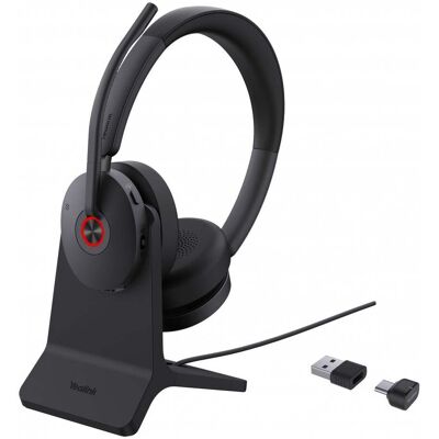 Yealink BH74 + Stand Teams USB-C/A Trådlös Huvudband 1208682 Yealink BH74 + Stand Teams USB-C/A Trådlös Huvudband 1208682