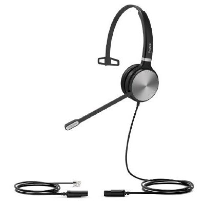 Yealink YHS36 Mono Trådbunden Kontorsheadset Svart Silver YHS36 Mono Yealink YHS36 Mono Trådbunden Kontorsheadset Svart Silver YHS36 Mono