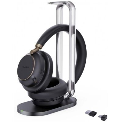 Yealink BH76 Plus + Charging Stand UC USB-C/A Trådlös 1208700 Yealink BH76 Plus + Charging Stand UC USB-C/A Trådlös 1208700