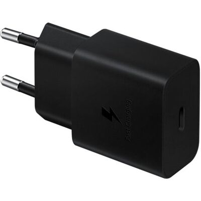 Samsung 15W USB-C strömadapter med kabel, svart EP-T1510XBEGEU Samsung 15W USB-C strömadapter med kabel, svart EP-T1510XBEGEU