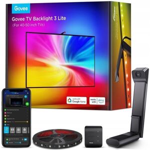 Govee H6097 TV-belysning - RGBICW, Wi-Fi+Bluetooth, 40-50 Tum Govee H6097 TV-belysning - RGBICW, Wi-Fi+Bluetooth, 40-50 Tum