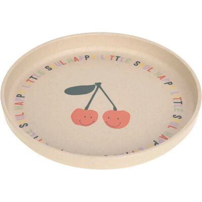 LÄSSIG Plate Children Happy Fruits Cherry LÄSSIG Plate Children Happy Fruits Cherry