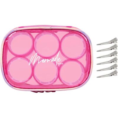 Mermade Hair Velcro Rullar Kit Rosa - Hårstylingverktyg Mermade Hair Velcro Rullar Kit Rosa - Hårstylingverktyg