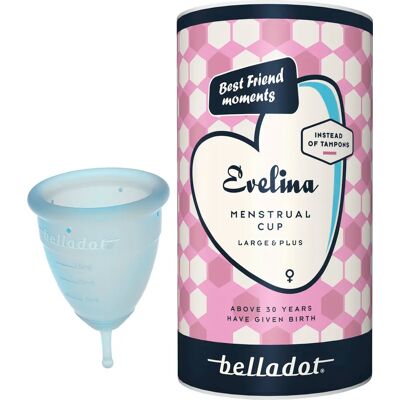 Belladot Evelina menskopp - Återanvändbar silikon menskopp Belladot Evelina menskopp - Återanvändbar silikon menskopp