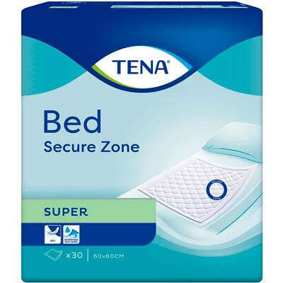 Tena Sängunderlägg - Superabsorberande, vattentät, latexfri - 60x60cm Tena Sängunderlägg - Superabsorberande, vattentät, latexfri - 60x60cm