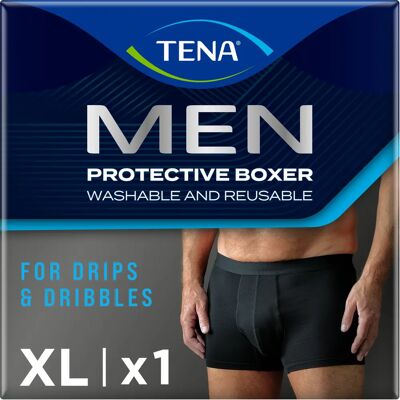 TENA Men Washable Protective Boxer Svart XL TENA Men Washable Protective Boxer Svart XL