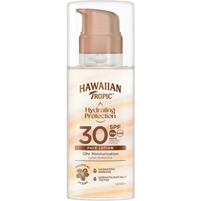 Hawaiian Tropic Hydrating Protection Face Lotion SPF 30, 50 ml Hawaiian Tropic Hydrating Protection Face Lotion SPF 30, 50 ml