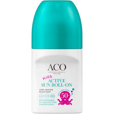 ACO Sun Kids Roll-On SPF 50+, 50 ml ACO Sun Kids Roll-On SPF 50+, 50 ml
