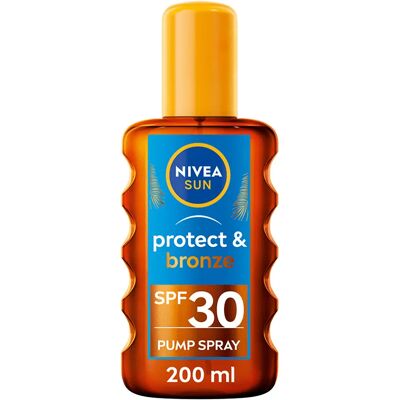 NIVEA SUN Protect & Bronze Solskydds spray SPF 30 NIVEA SUN Protect & Bronze Solskydds spray SPF 30