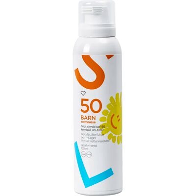 Hjärtats Solmousse Barn Oparfymerad SPF 50, 150 ml Hjärtats Solmousse Barn Oparfymerad SPF 50, 150 ml