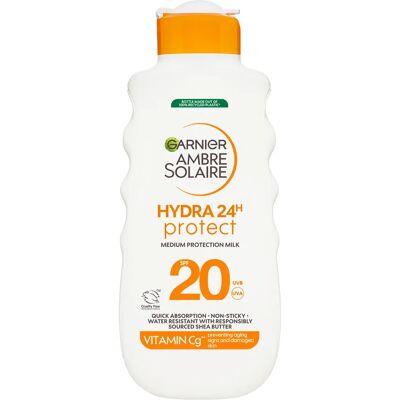 Garnier Ambre Solaire Hydra 24H SPF20 - Solskydds Mjölk Garnier Ambre Solaire Hydra 24H SPF20 - Solskydds Mjölk