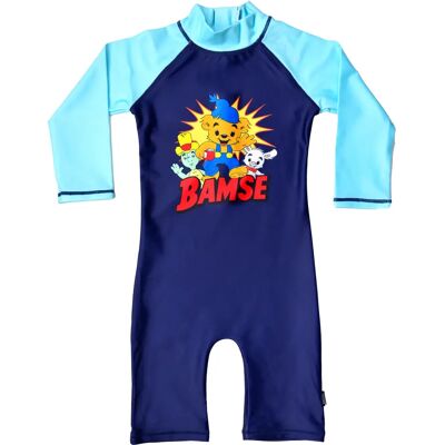 Swimpy UV-dräkt Bamse Blå 74-80 Swimpy UV-dräkt Bamse Blå 74-80