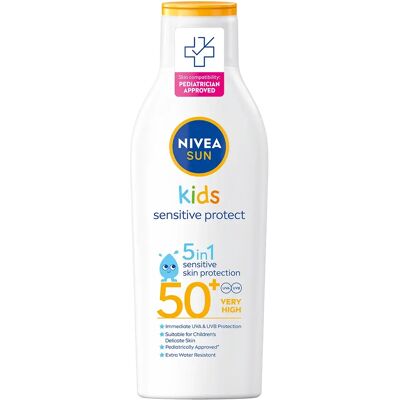Nivea Kids Sensitive Protect & Play Solkräm SPF50+ - Transparent Nivea Kids Sensitive Protect & Play Solkräm SPF50+ - Transparent