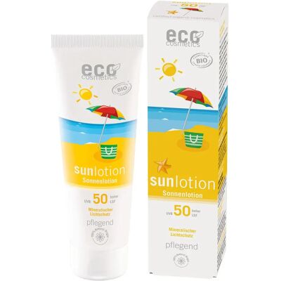 Eco Cosmetics Sollotion Oliv & Havtorn SPF 50, 125 ml Eco Cosmetics Sollotion Oliv & Havtorn SPF 50, 125 ml