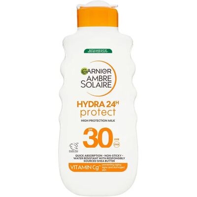 Garnier Ambre Solaire Hydra 24H SPF30 Solskyddsmedel - Normal Hud Garnier Ambre Solaire Hydra 24H SPF30 Solskyddsmedel - Normal Hud