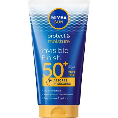 Nivea Sun SPF 50+ Osynlig Finish Solkräm Nivea Sun SPF 50+ Osynlig Finish Solkräm