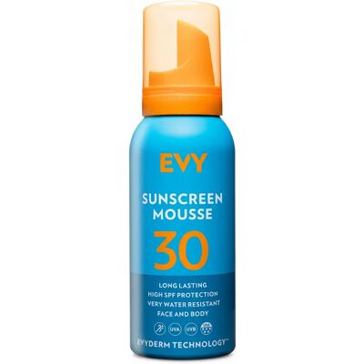 Evy Sunscreen Mousse Travel Size SPF 30, 100 ml Evy Sunscreen Mousse Travel Size SPF 30, 100 ml