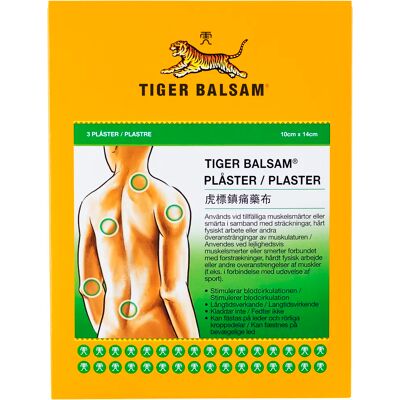 Tiger Balsam Plåster 3 st Tiger Balsam Plåster 3 st