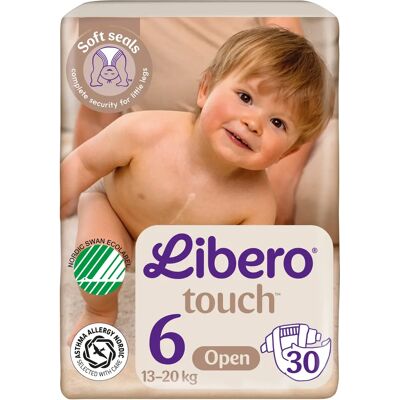 Libero Touch 6 Öppen Blöja 13-20 kg 30 st Libero Touch 6 Öppen Blöja 13-20 kg 30 st