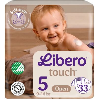 Libero Touch 5 Öppen Blöja 9-14 kg 33 st Libero Touch 5 Öppen Blöja 9-14 kg 33 st