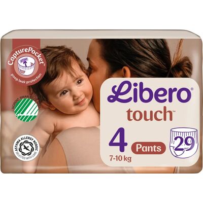 Libero Touch 4 Byxblöjor 7-12 kg 29 st Libero Touch 4 Byxblöjor 7-12 kg 29 st