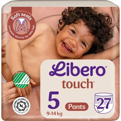 Libero Touch 5 Byxblöjor 9-14 kg 27 st Libero Touch 5 Byxblöjor 9-14 kg 27 st