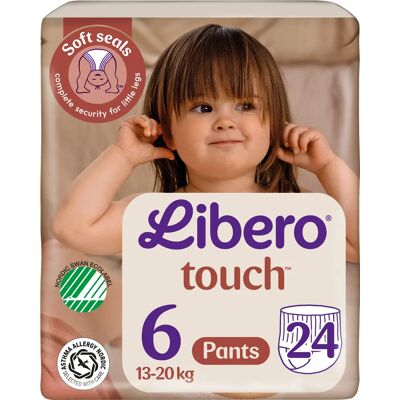 Libero Touch 6 Byxblöjor 13-20 kg 24 st Libero Touch 6 Byxblöjor 13-20 kg 24 st