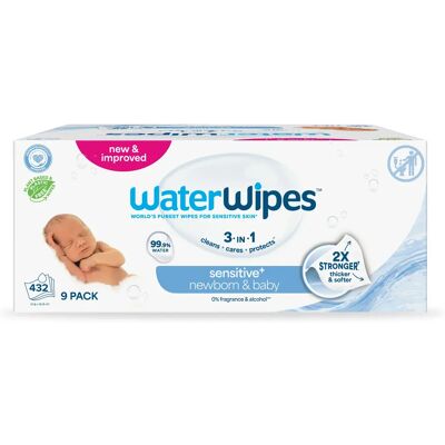 WaterWipes Baby Wipes Multi Pack 9x48 st WaterWipes Baby Wipes Multi Pack 9x48 st