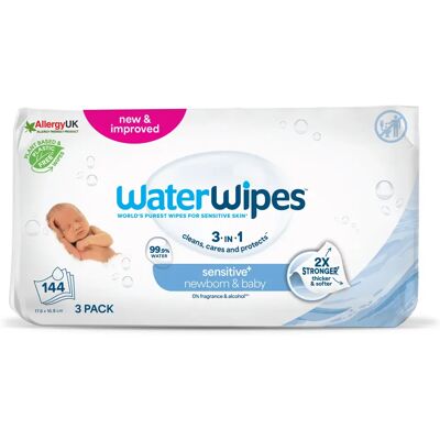 WaterWipes Baby Wipes Multi Pack 3x48 st WaterWipes Baby Wipes Multi Pack 3x48 st