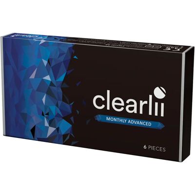 Clearlii Monthly Advanced 6-pack -5.00 Clearlii Monthly Advanced 6-pack -5.00