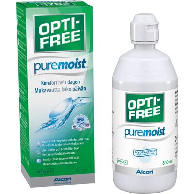 Opti-free Puremoist Kontaktlinselösning - Passar för silikonhydrogel och mjuka linser Opti-free Puremoist Kontaktlinselösning - Passar för silikonhydrogel och mjuka linser