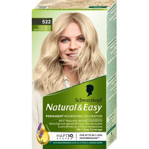 Schwarzkopf Natural & Easy 522 Silver Light Blonde - Hårfärg Schwarzkopf Natural & Easy 522 Silver Light Blonde - Hårfärg
