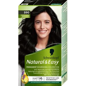 Schwarzkopf Natural & Easy 590 Ebony Black - Hårfärg Schwarzkopf Natural & Easy 590 Ebony Black - Hårfärg