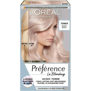 L'Oréal Paris Préférence Le Blonding Acidic Hair Toner 1-pack 02 Pearly Boost L'Oréal Paris Préférence Le Blonding Acidic Hair Toner 1-pack 02 Pearly Boost