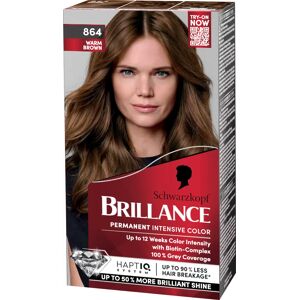 Schwarzkopf Brillance Permanent Intensive Color 864 Warm Brown Schwarzkopf Brillance Permanent Intensive Color 864 Warm Brown