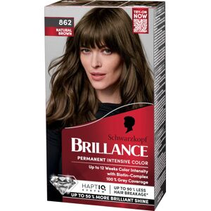 Schwarzkopf Brillance Permanent Intensive Color 862 Natural Brown Schwarzkopf Brillance Permanent Intensive Color 862 Natural Brown