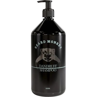 Beard Monkey Dandruff Shampoo - Fuktgivande, Aloe Vera, 1000 ml Beard Monkey Dandruff Shampoo - Fuktgivande, Aloe Vera, 1000 ml
