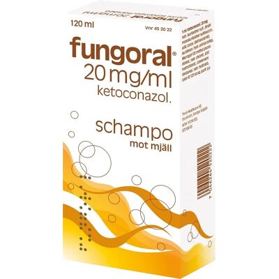 Fungoral schampo 20 mg/ml 120 ml Fungoral schampo 20 mg/ml 120 ml