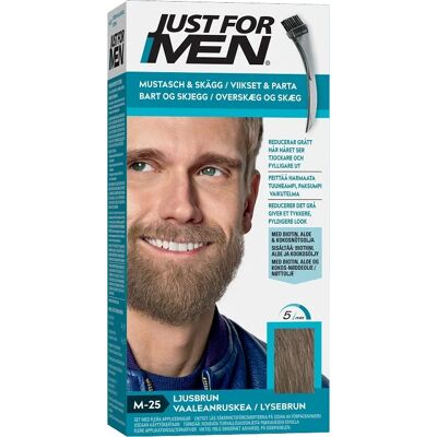 Just For Men Mustasch & Skägg Ljusbrun - Skägg- och mustaschfärg Just For Men Mustasch & Skägg Ljusbrun - Skägg- och mustaschfärg