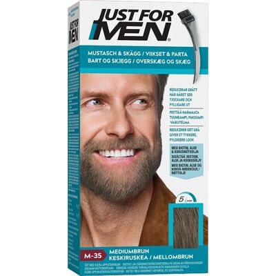 Just For Men Mustache & Beard Skäggfärg Medium Brown Just For Men Mustache & Beard Skäggfärg Medium Brown
