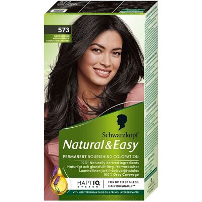 Schwarzkopf Natural & Easy Mörk Aska Brun - Hårfärg Schwarzkopf Natural & Easy Mörk Aska Brun - Hårfärg