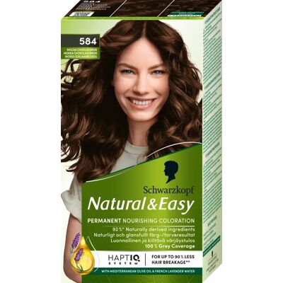 Schwarzkopf Natural & Easy 584 Chocolat Au Cafe - Hårfärg Schwarzkopf Natural & Easy 584 Chocolat Au Cafe - Hårfärg