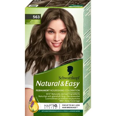 Schwarzkopf Natural & Easy 563 Nude Light Brown - Hårfärg Schwarzkopf Natural & Easy 563 Nude Light Brown - Hårfärg
