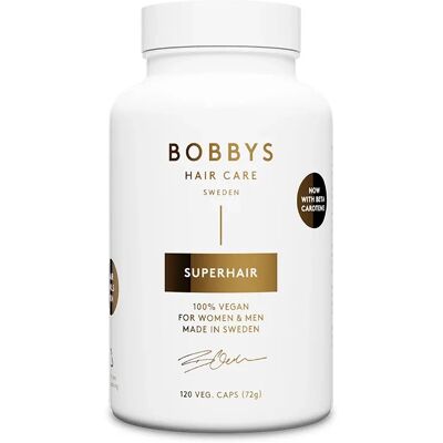 Bobbys Hair Care Sweden Superhair 120 kapslar Bobbys Hair Care Sweden Superhair 120 kapslar