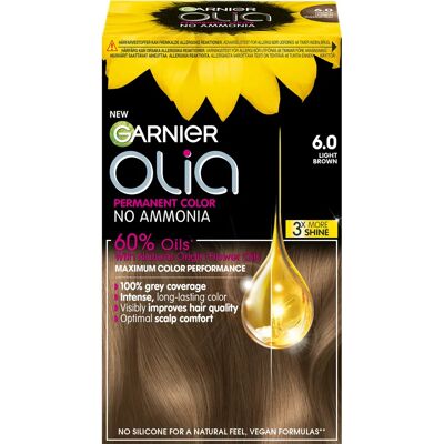 Garnier Olia 6.0 Ljusbrun - Hårfärg Garnier Olia 6.0 Ljusbrun - Hårfärg