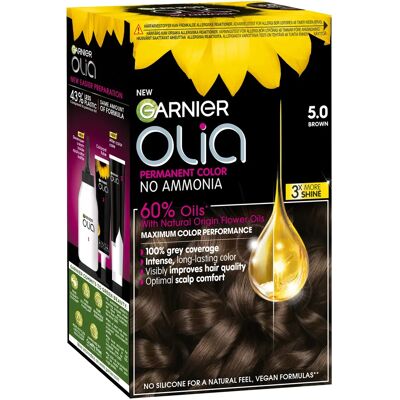 Garnier Olia 5.0 Brun - Hårfärg Garnier Olia 5.0 Brun - Hårfärg