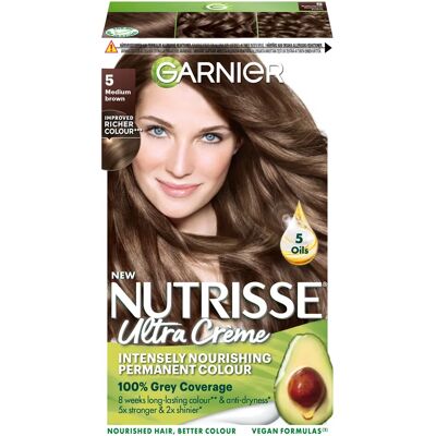 Garnier Nutrisse Mellanbrun Hårfärg - Hårfärg Garnier Nutrisse Mellanbrun Hårfärg - Hårfärg