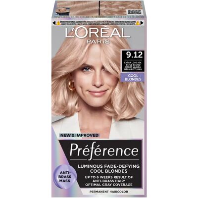 L'Oréal Paris Preference 9.12 Siberia - Kall Blond - Hårfärg L'Oréal Paris Preference 9.12 Siberia - Kall Blond - Hårfärg
